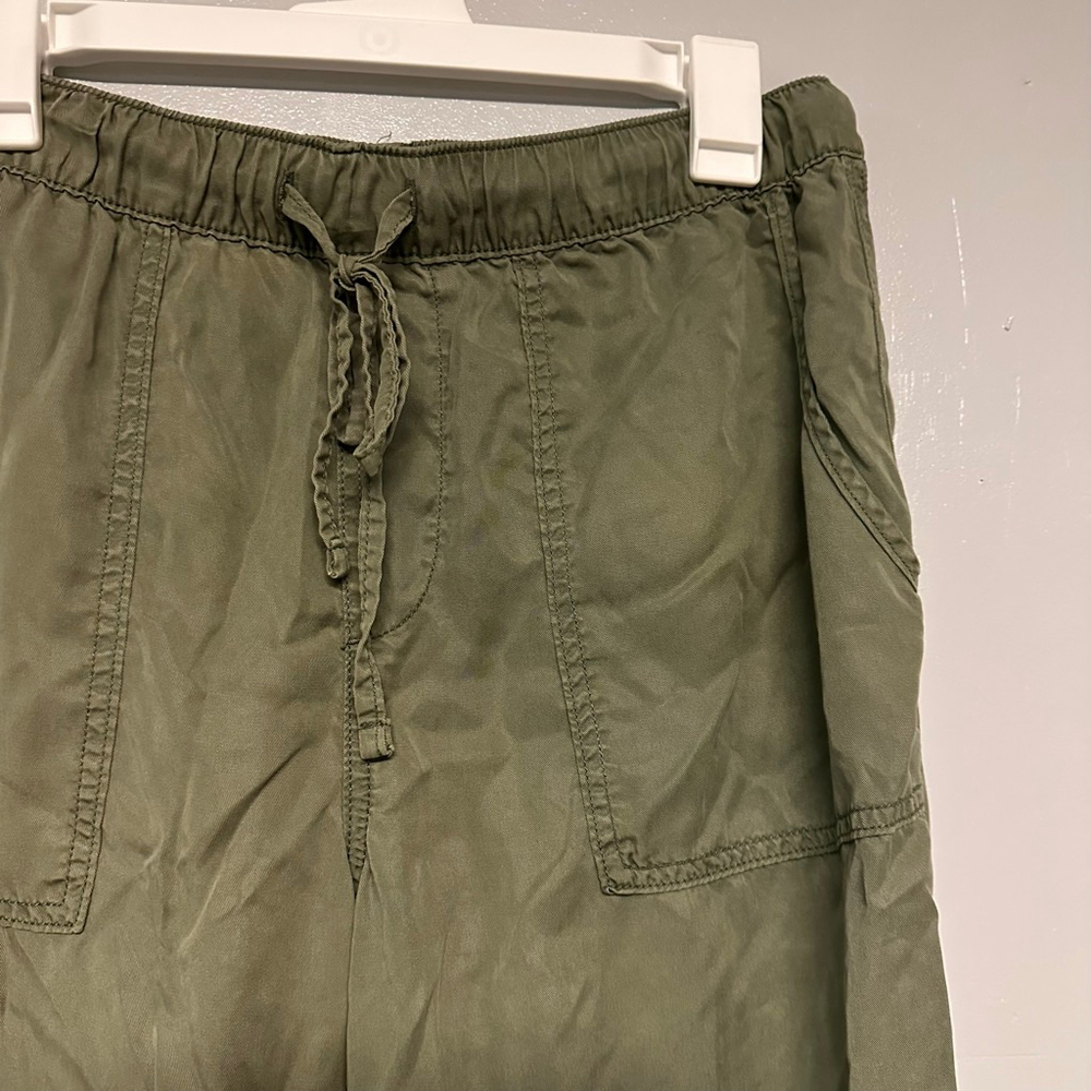 Women's social standard by Sanctuary Green ankle pants Size Large waistband - Picture 3 of 5